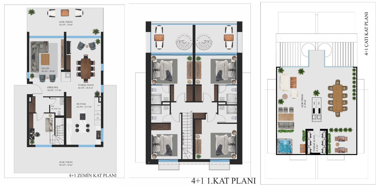 <i class='fa fa-bed text-success'></i> 4+1 Özel Villa <i class='fa fa-align-justify text-success'></i> 451M2 <i class='fa fa-home text-success'></i> 3 Kat